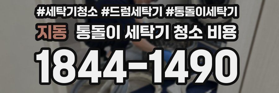 지동 통돌이 세탁기 청소 비용