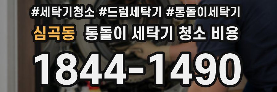 심곡동 통돌이 세탁기 청소 비용