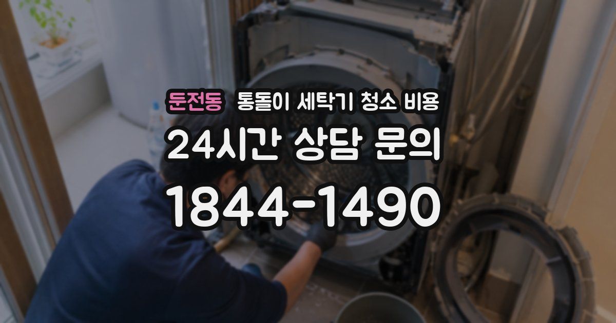 둔전동 통돌이 세탁기 청소 비용