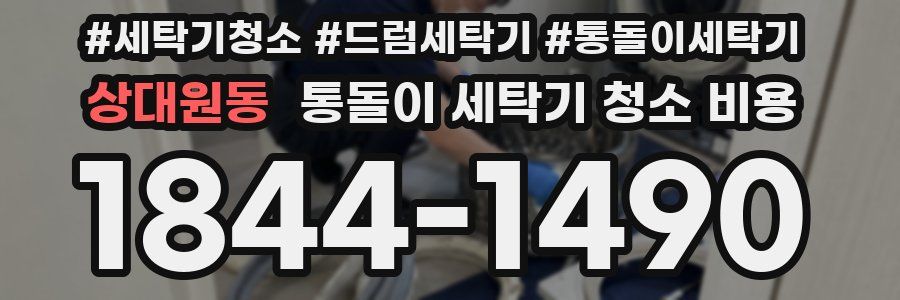 상대원동 통돌이 세탁기 청소 비용