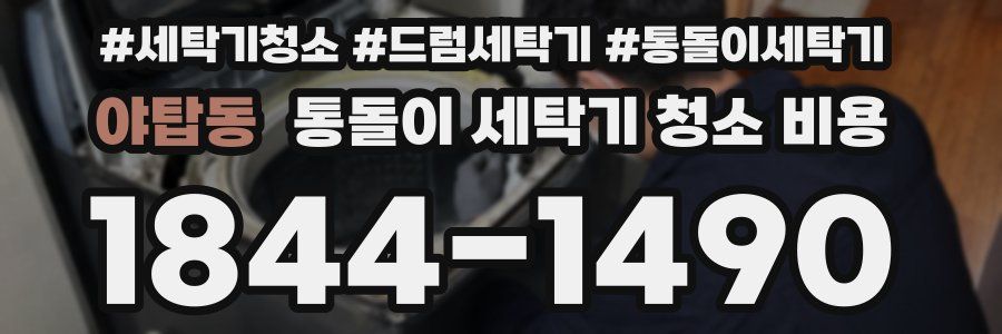 야탑동 통돌이 세탁기 청소 비용