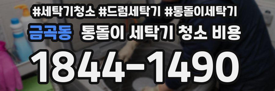 금곡동 통돌이 세탁기 청소 비용