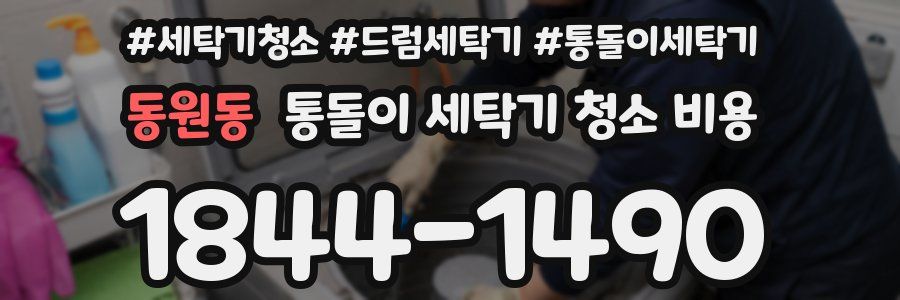 동원동 통돌이 세탁기 청소 비용