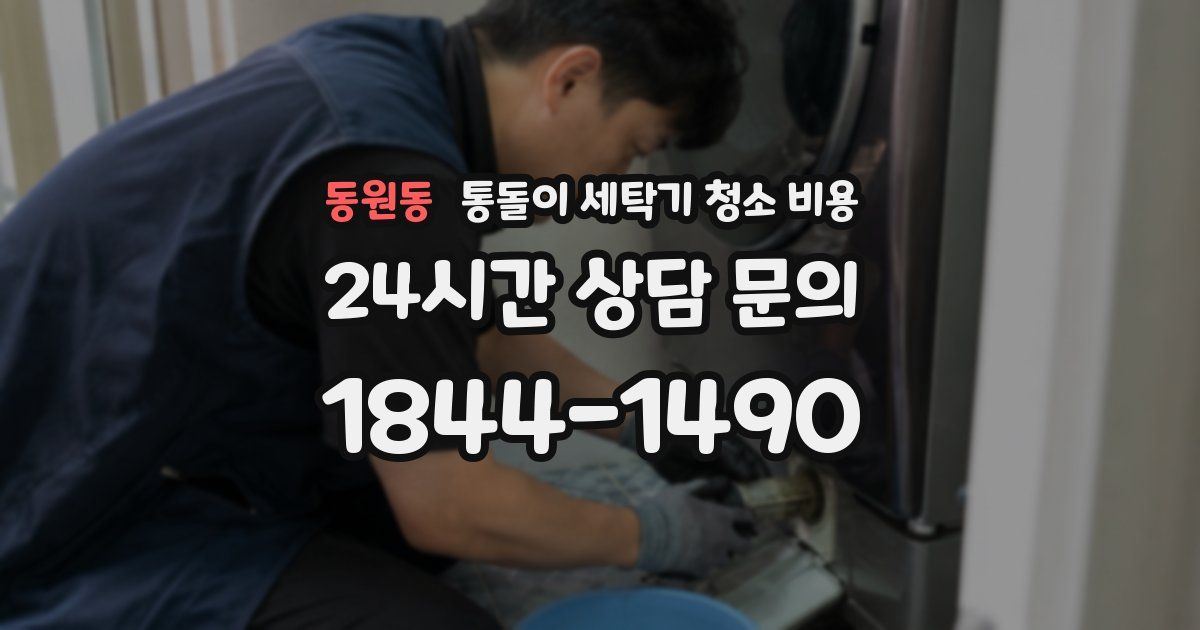 동원동 통돌이 세탁기 청소 비용