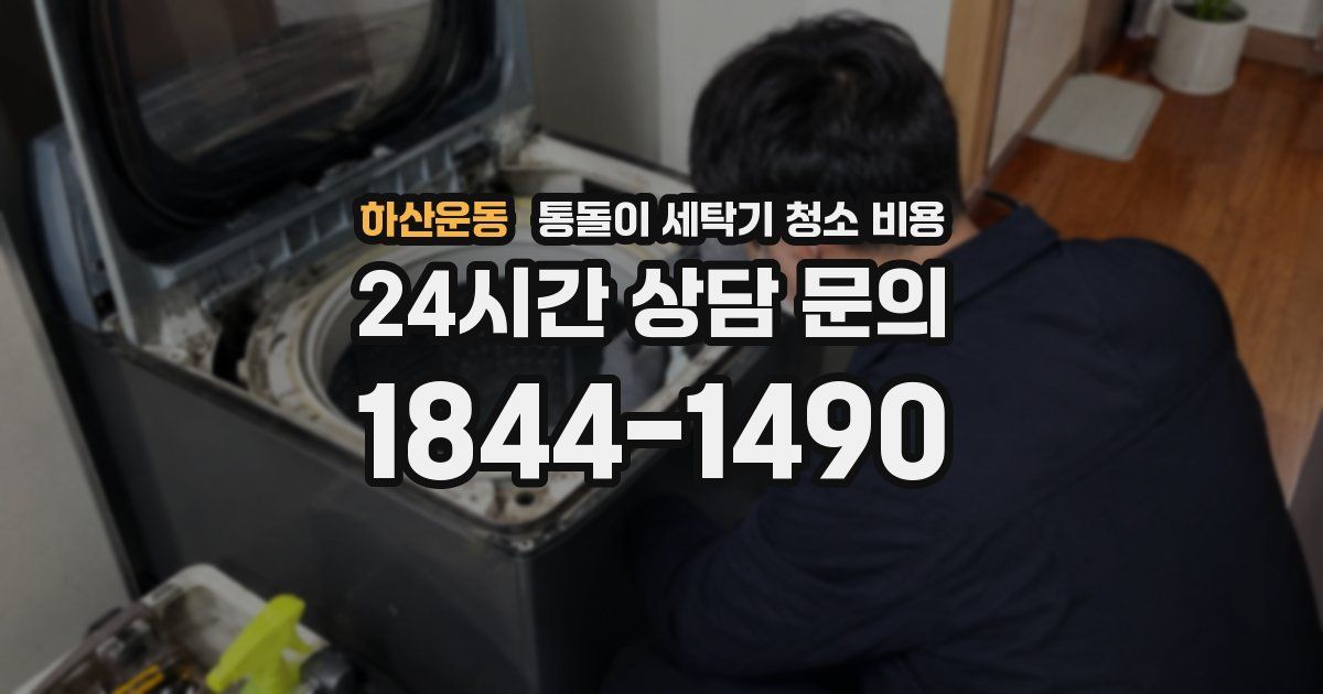 하산운동 통돌이 세탁기 청소 비용