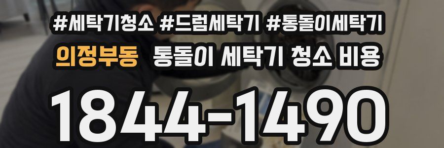 의정부동 통돌이 세탁기 청소 비용