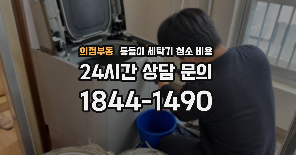 의정부동 통돌이 세탁기 청소 비용