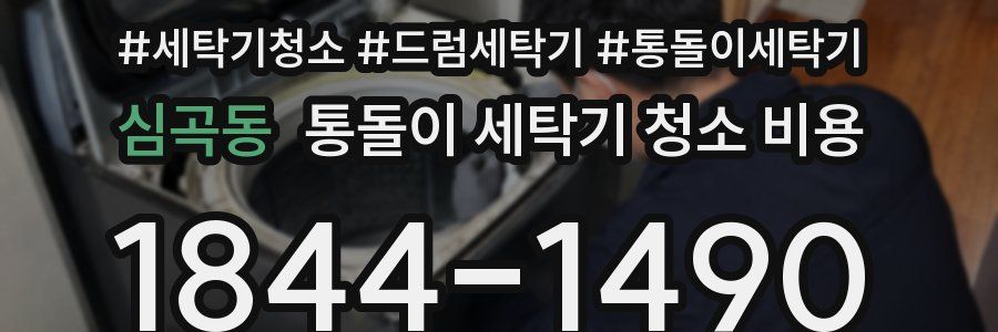 심곡동 통돌이 세탁기 청소 비용