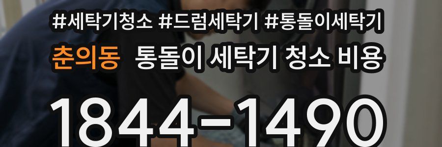 춘의동 통돌이 세탁기 청소 비용