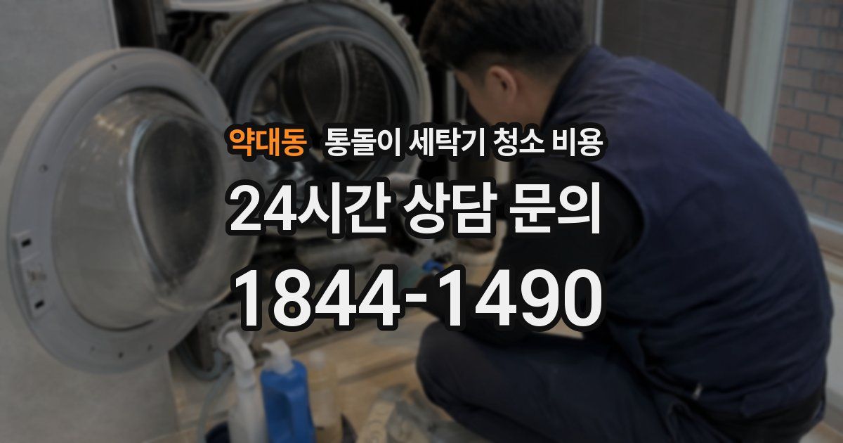 약대동 통돌이 세탁기 청소 비용