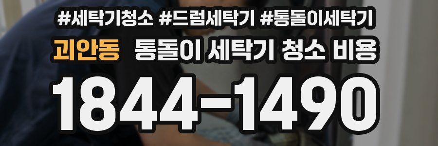 괴안동 통돌이 세탁기 청소 비용