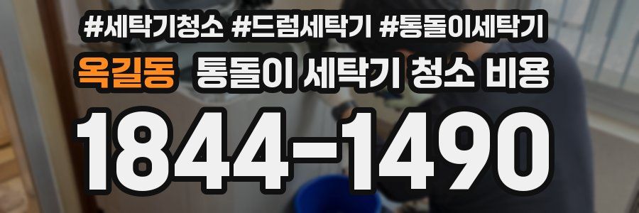 옥길동 통돌이 세탁기 청소 비용