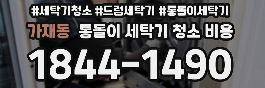 가재동 통돌이 세탁기 청소 비용