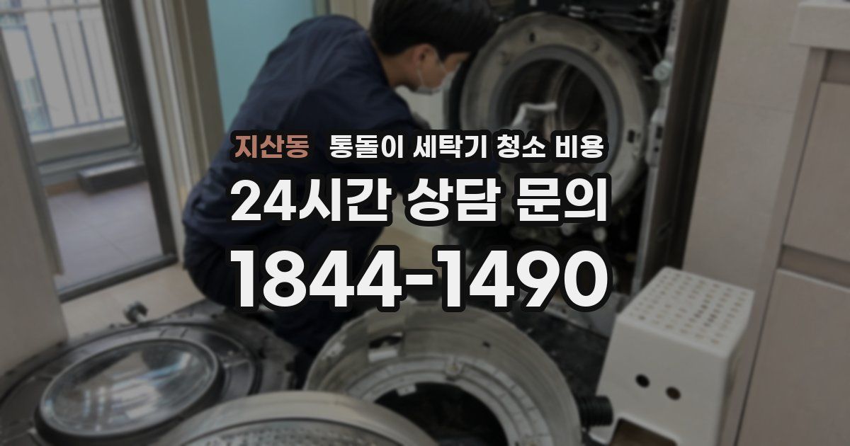 지산동 통돌이 세탁기 청소 비용