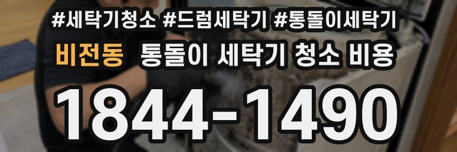비전동 통돌이 세탁기 청소 비용