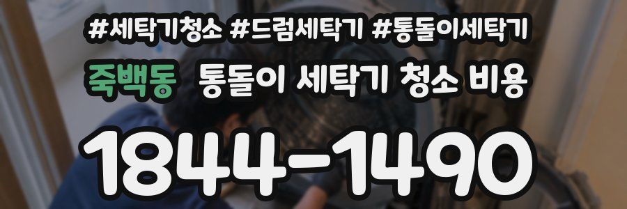죽백동 통돌이 세탁기 청소 비용