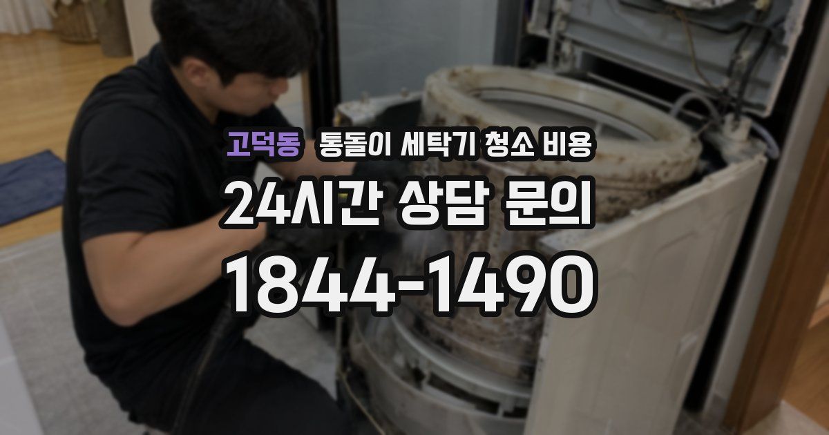 고덕동 통돌이 세탁기 청소 비용
