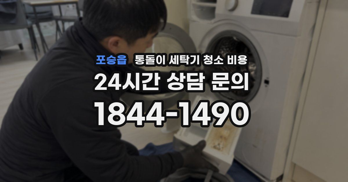 포승읍 통돌이 세탁기 청소 비용