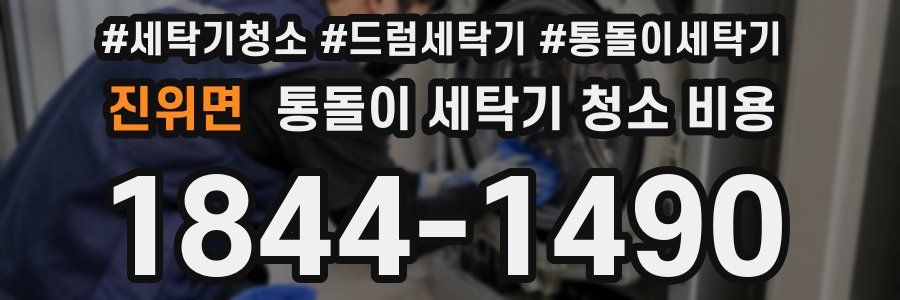 진위면 통돌이 세탁기 청소 비용