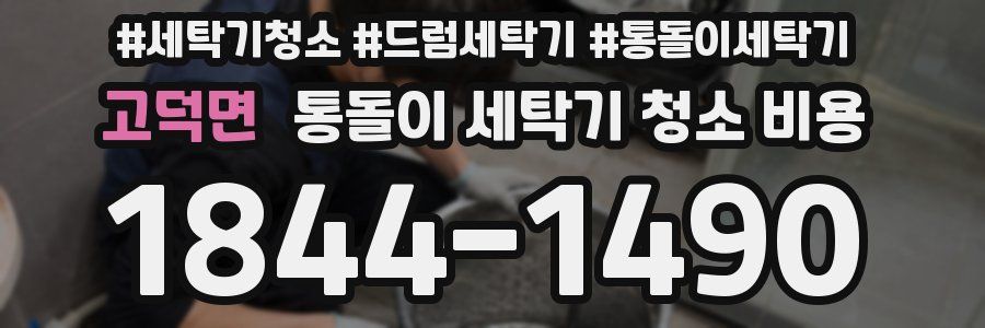 고덕면 통돌이 세탁기 청소 비용