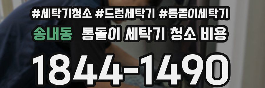 송내동 통돌이 세탁기 청소 비용