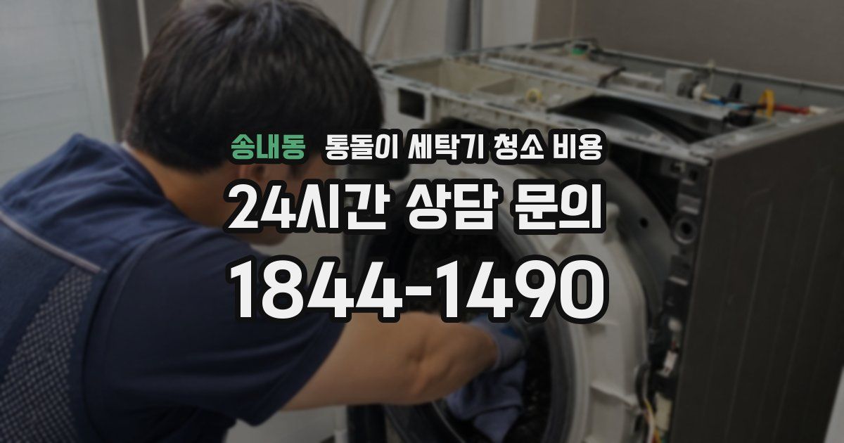송내동 통돌이 세탁기 청소 비용