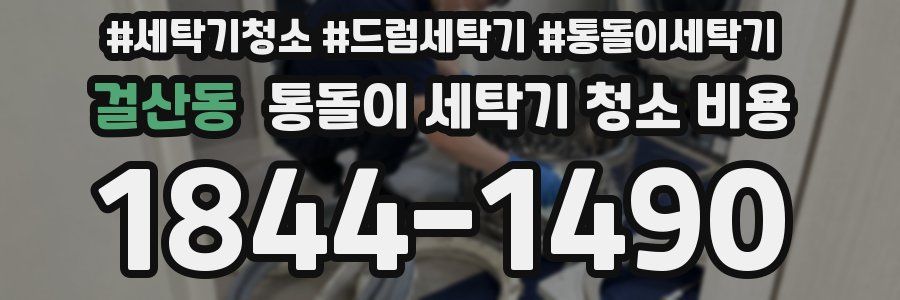 걸산동 통돌이 세탁기 청소 비용