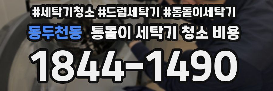 동두천동 통돌이 세탁기 청소 비용