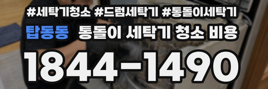 탑동동 통돌이 세탁기 청소 비용