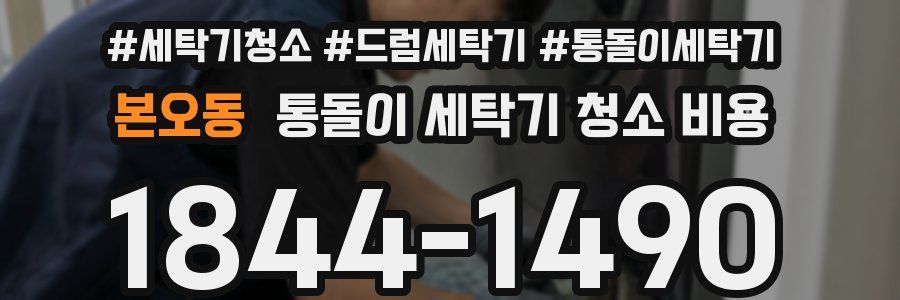 본오동 통돌이 세탁기 청소 비용