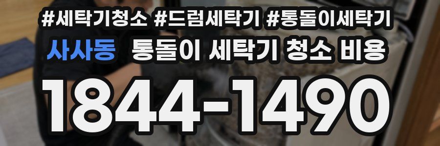 사사동 통돌이 세탁기 청소 비용
