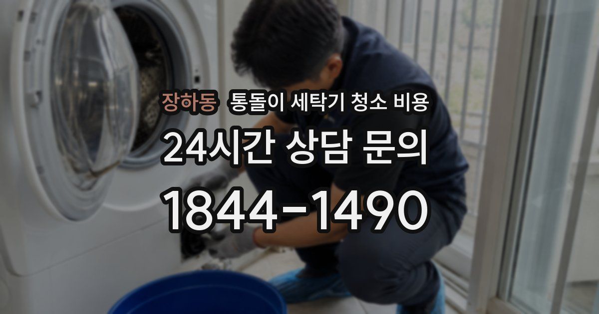 장하동 통돌이 세탁기 청소 비용