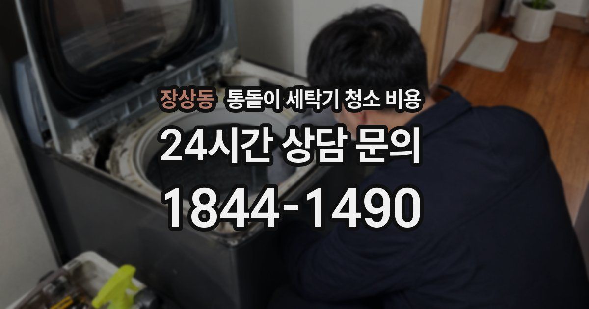 장상동 통돌이 세탁기 청소 비용