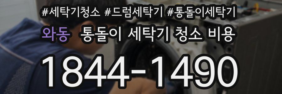 와동 통돌이 세탁기 청소 비용