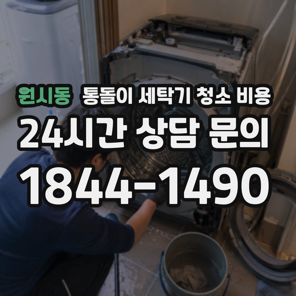 원시동 통돌이 세탁기 청소 비용