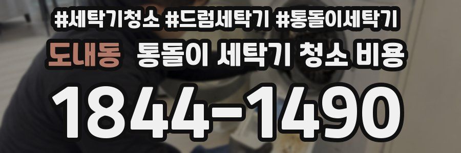 도내동 통돌이 세탁기 청소 비용