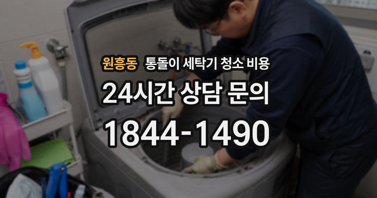 원흥동 통돌이 세탁기 청소 비용