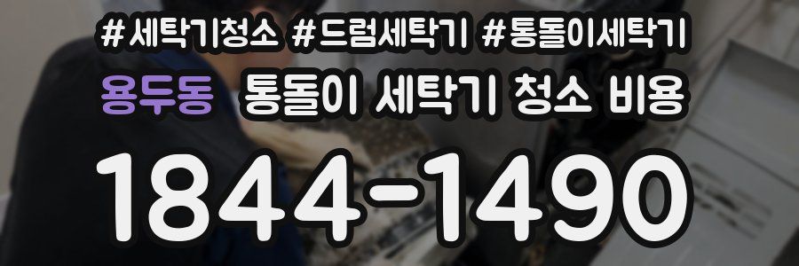 용두동 통돌이 세탁기 청소 비용