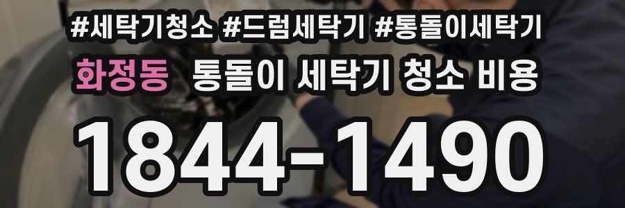 화정동 통돌이 세탁기 청소 비용