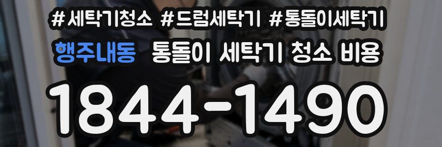 행주내동 통돌이 세탁기 청소 비용