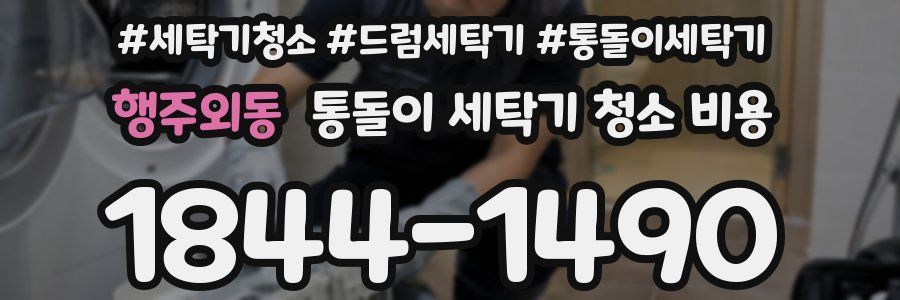 행주외동 통돌이 세탁기 청소 비용