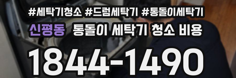 신평동 통돌이 세탁기 청소 비용