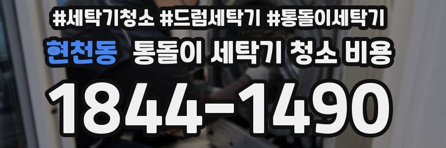현천동 통돌이 세탁기 청소 비용