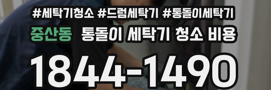 중산동 통돌이 세탁기 청소 비용