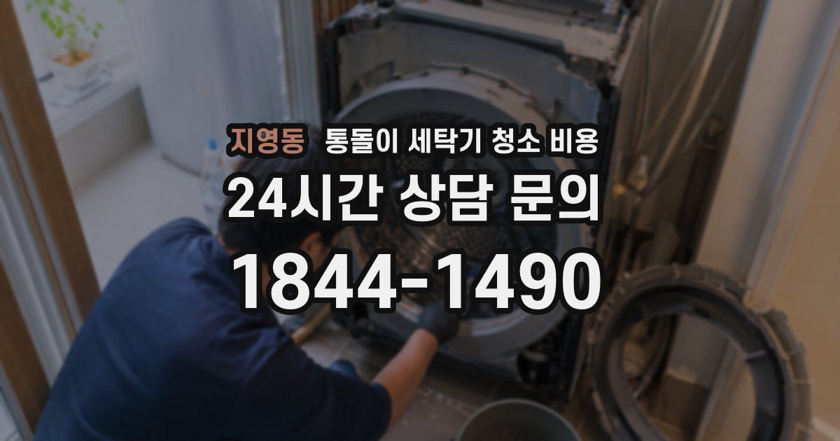 지영동 통돌이 세탁기 청소 비용