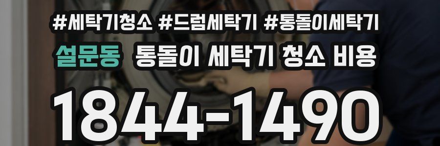 설문동 통돌이 세탁기 청소 비용