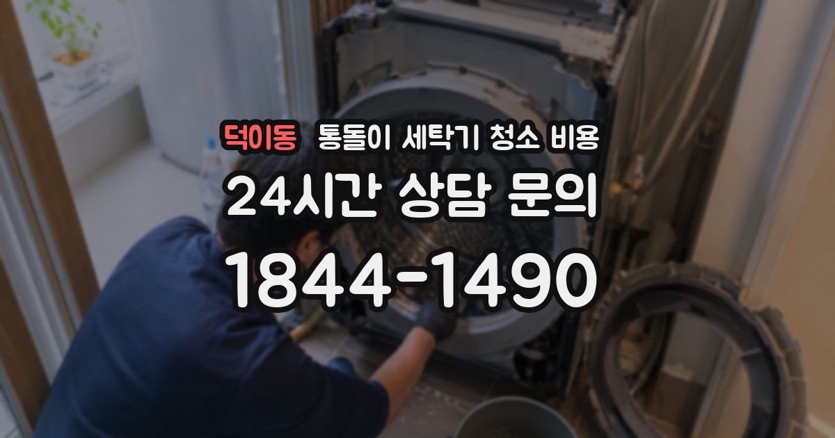 덕이동 통돌이 세탁기 청소 비용