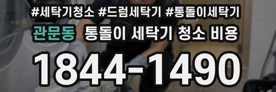 관문동 통돌이 세탁기 청소 비용
