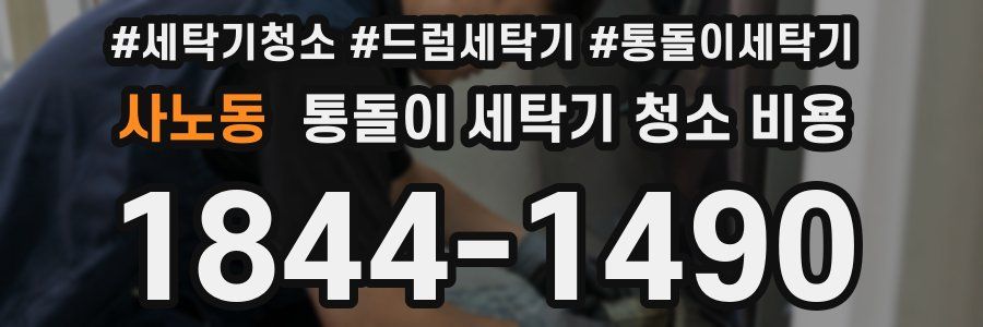 사노동 통돌이 세탁기 청소 비용