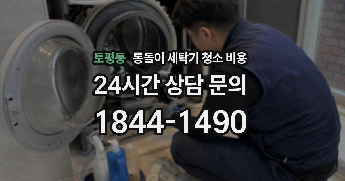 토평동 통돌이 세탁기 청소 비용